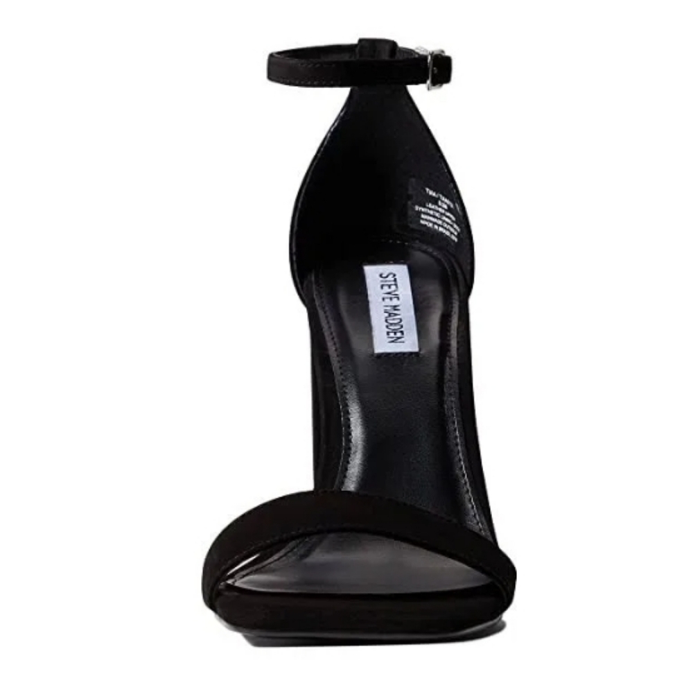 Steve Madden Tiaa Two-piece Dress Sandals Black 8 - Picture 5 of 8